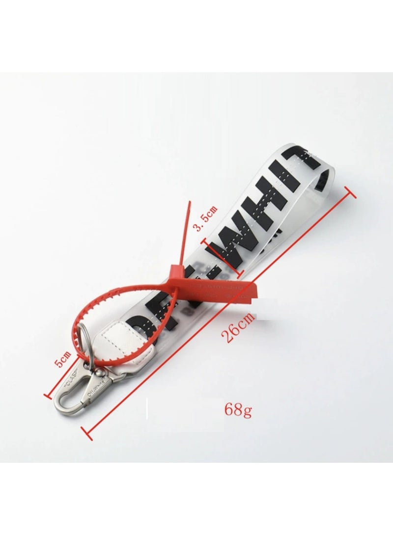 OFF-WHITE VPC material, street fashion, keychain, key ring, lanyard - Image 5