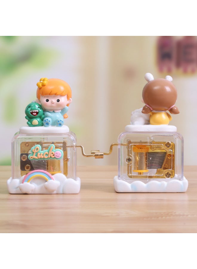 Creative Cute Girl Hand Series Music Box Cute Girl Decoration Hand Music Birthday Gift Music Box-Color:Cute Girl Yellow Clothes-Size:For Customized Items, Please Contact Customer Service - Image 5