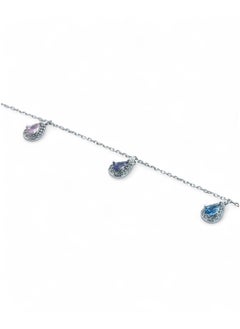 zilara Halo Drop Gem Stone Bracelet  - Image 2