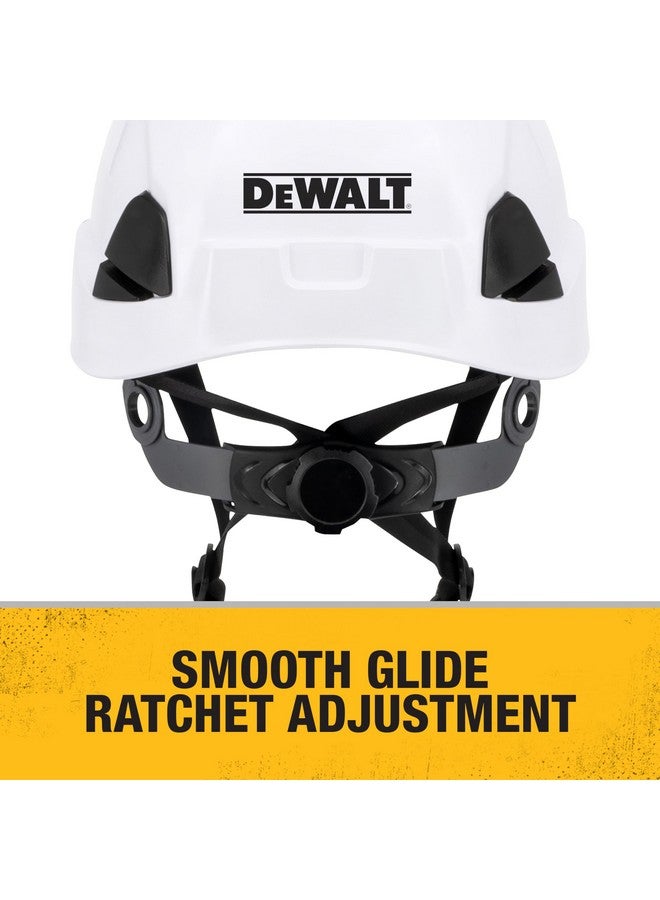 DEWALT DEWALT DPG22V White Type II Class C 4-Point Ratcheting Vented Safety Helmet - Image 5