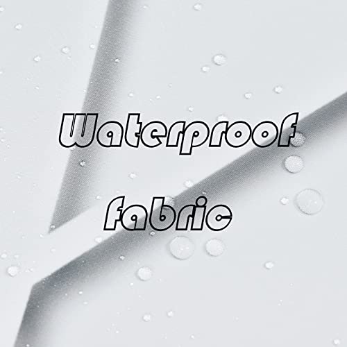 Punkray Grey Shadow Shower Curtain for Bathroom with Hooks, Shower Curtain Set Stripe Bath Curtains Decor White Shower Curtains Weighted Hem Washable, 72 x 72 - Image 4