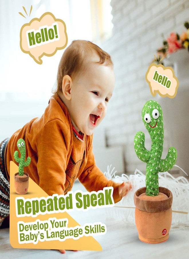 Fully Dancing Cactus Toys for Kids Talking Cactus for Boys and Girls Repeat What You Say Funny Toys for Children Best Birthday Gift - Image 2