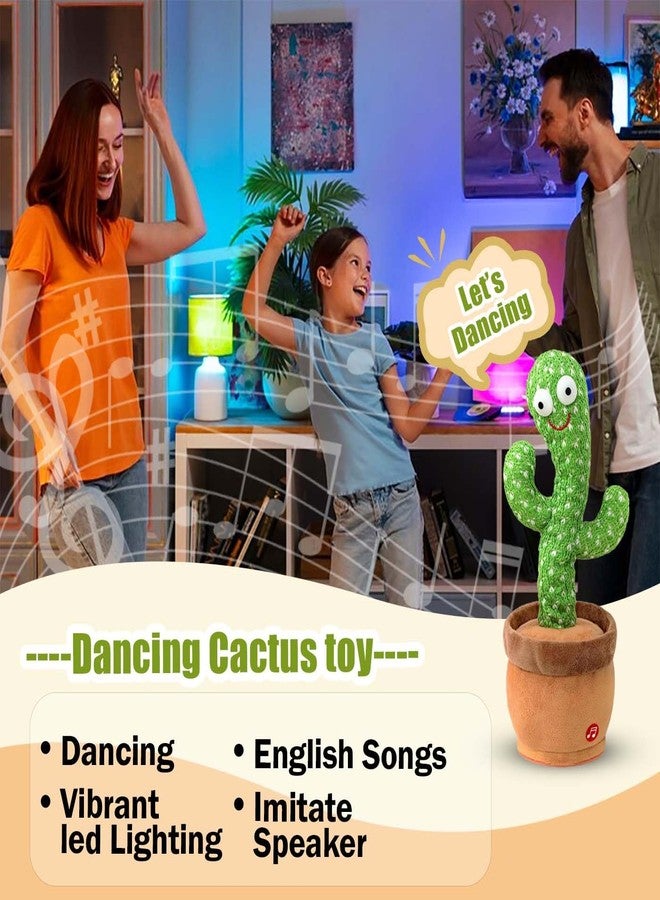 Fully Dancing Cactus Toys for Kids Talking Cactus for Boys and Girls Repeat What You Say Funny Toys for Children Best Birthday Gift - Image 4