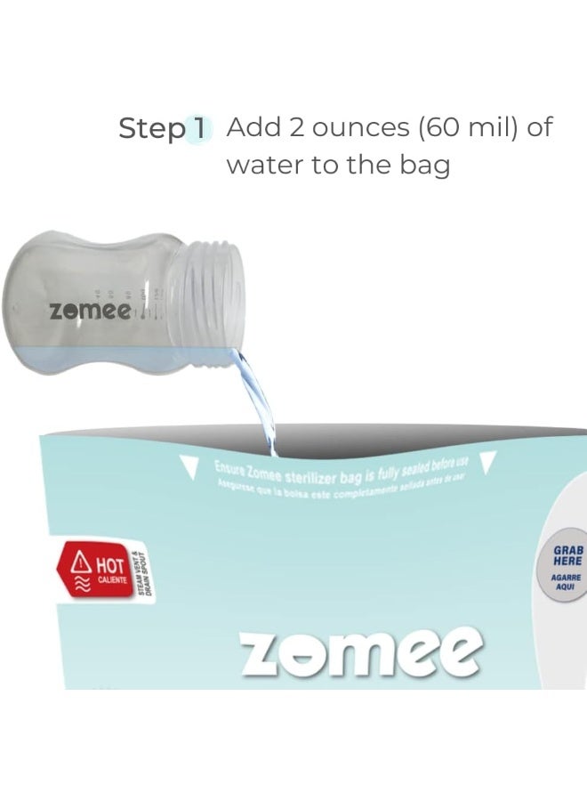 Zomee Microwave Steam Sterilizer Bags - Image 3