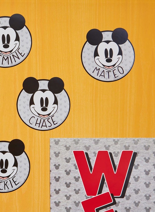 EUREKA Disney Retro Mickey Mouse Paper Cut-Out Classroom Decorations for Teachers, 36 Pieces - Image 3