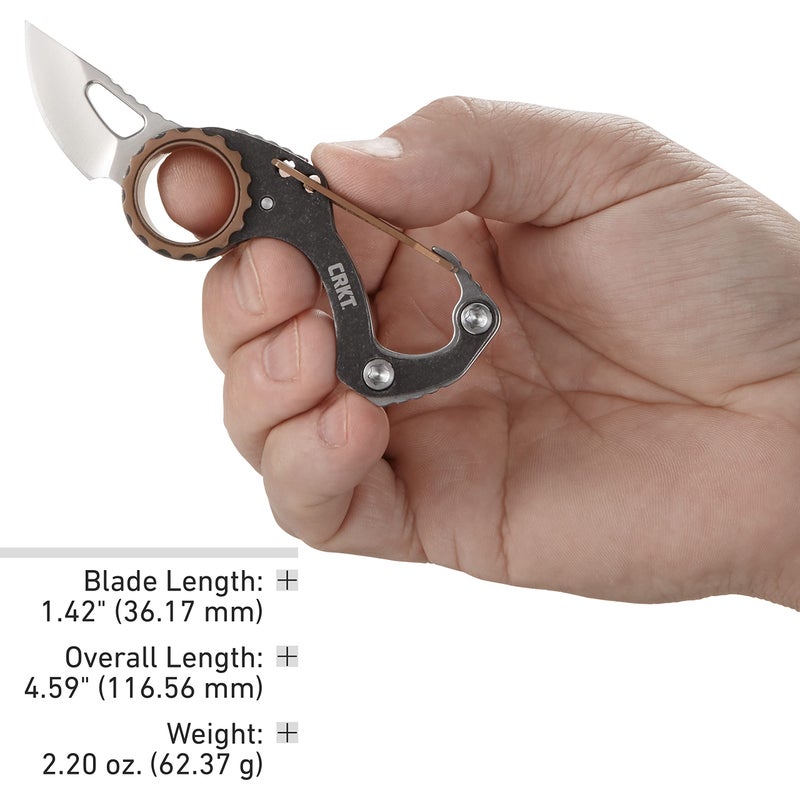 CRKT Compano Everyday Carry EDC Pocket Folding Knife with Slip Joint: Stainless Steel Blade, Stainless Steel Handle, 9082 - Image 5