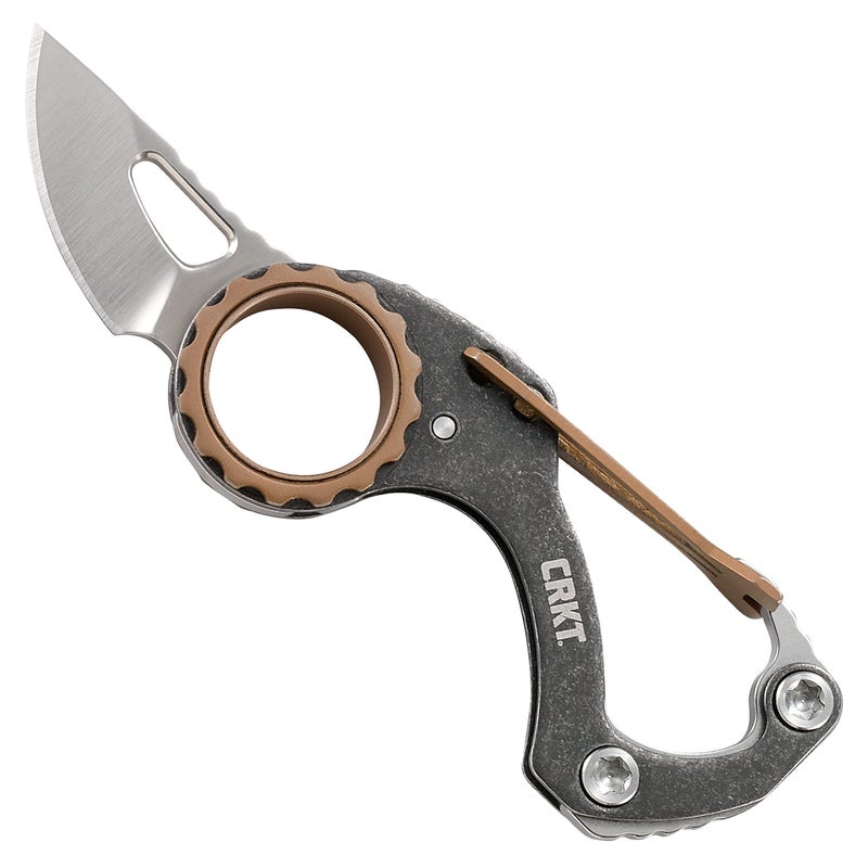 CRKT Compano Everyday Carry EDC Pocket Folding Knife with Slip Joint: Stainless Steel Blade, Stainless Steel Handle, 9082 - Image 1