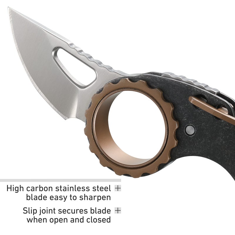 CRKT Compano Everyday Carry EDC Pocket Folding Knife with Slip Joint: Stainless Steel Blade, Stainless Steel Handle, 9082 - Image 3