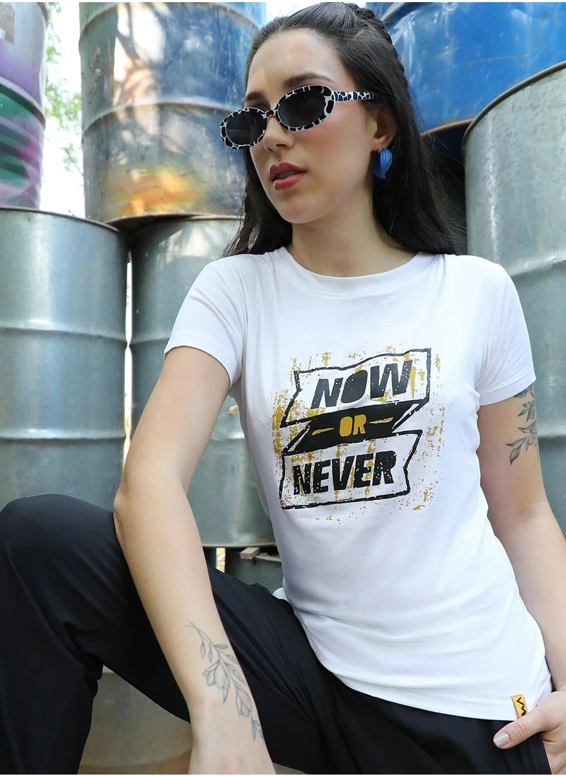 بينيا كولادا Women's Chalk White The Now-Or-Never Top