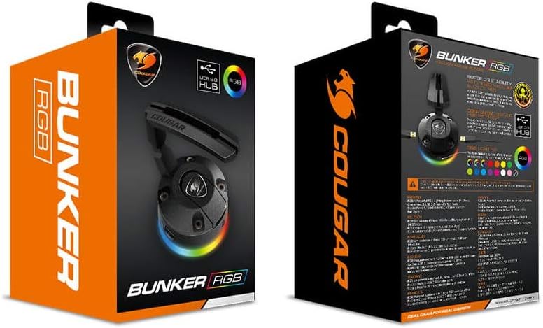 Gaming Mouse Bungee Bunker Rgb, USB Hub, Rgb, Vaccum