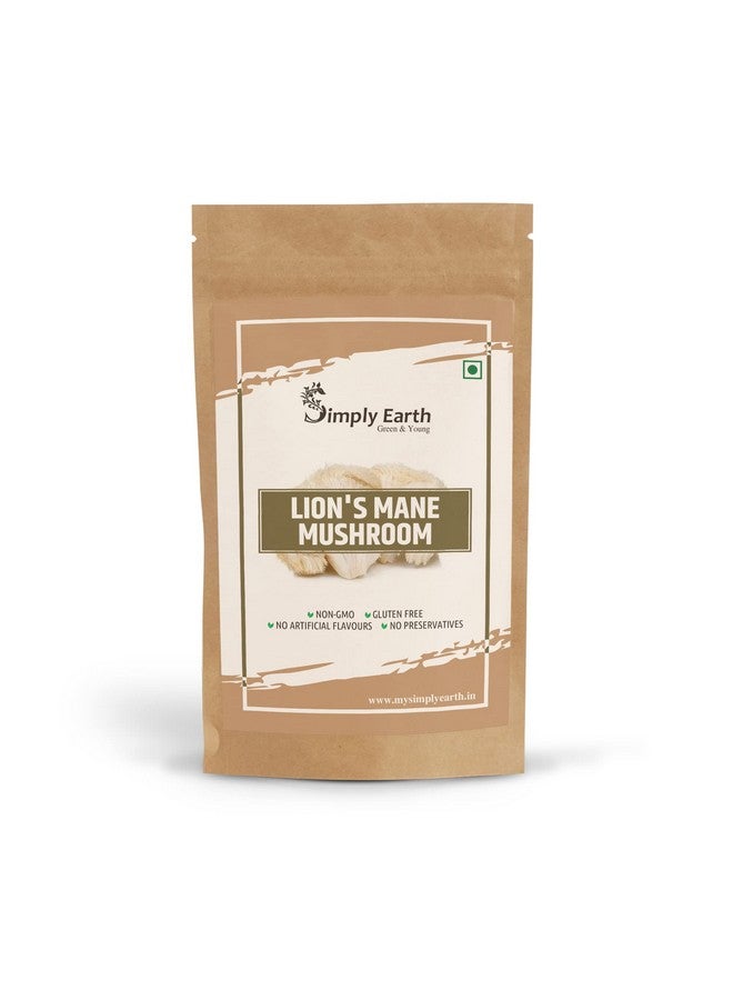 Simply Earth مسحوق مستخلص فطر ليوينغ مان 10:1، يحسن الذاكرة والتركيز والوضوح | 60 جرام - Image 1