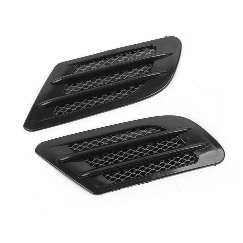 REPAIROCK 2PCS Auto Car Exterior Decoration Air Flow Fender Stickers Black Auto Replacement Parts - Image 3