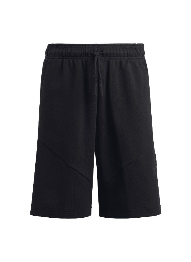 Adidas adidas U Fi Logo Sh Black Training Shorts 7-8Y  - Image 2