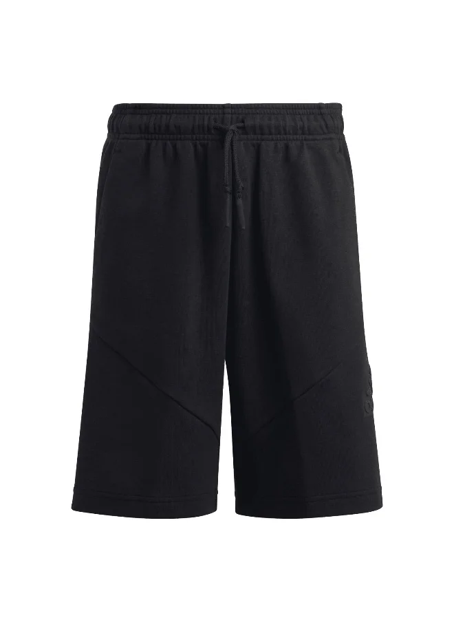 Adidas adidas U Fi Logo Sh Black Training Shorts 7-8Y