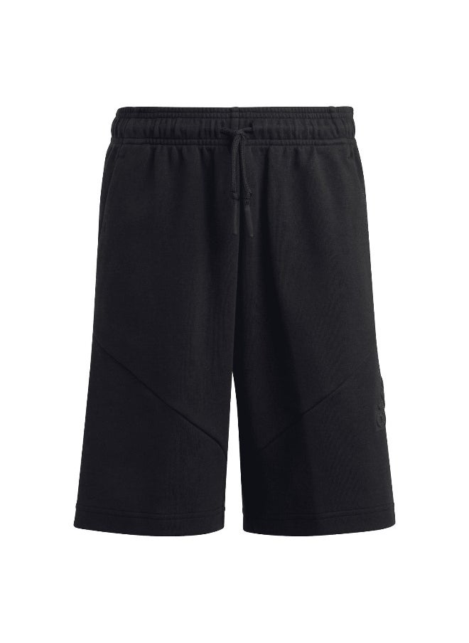 Adidas adidas U Fi Logo Sh Black Training Shorts 7-8Y  - Image 1