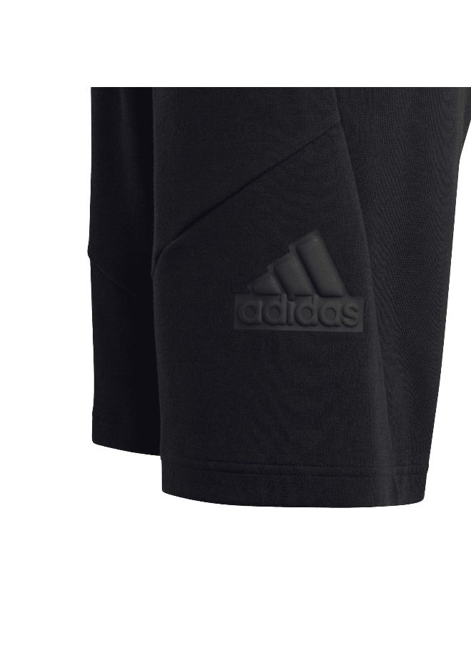 Adidas adidas U Fi Logo Sh Black Training Shorts 7-8Y  - Image 4