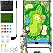 Cecnamt Golf Chipping Game Battle Golf with DoubleSided Hitting Mat Stand Chip Sticky Practice Game for Adults Kids Indoor Outdoor - Image 3