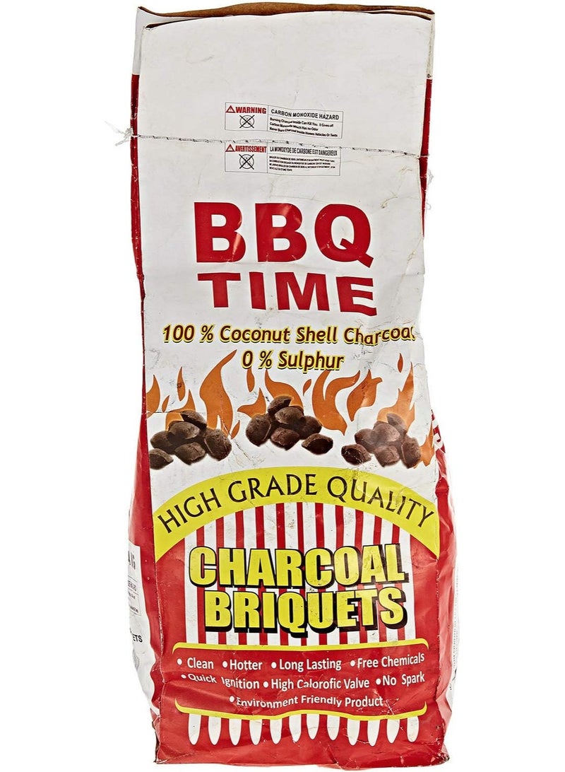 Bbq Time Ajz Charcoal Briquettes - 2.2 kg - Image 1