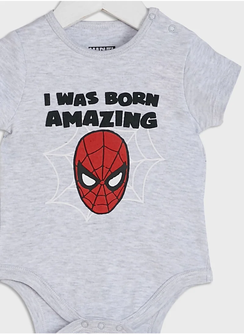 Warner Bros Infant Spiderman Bodysuit