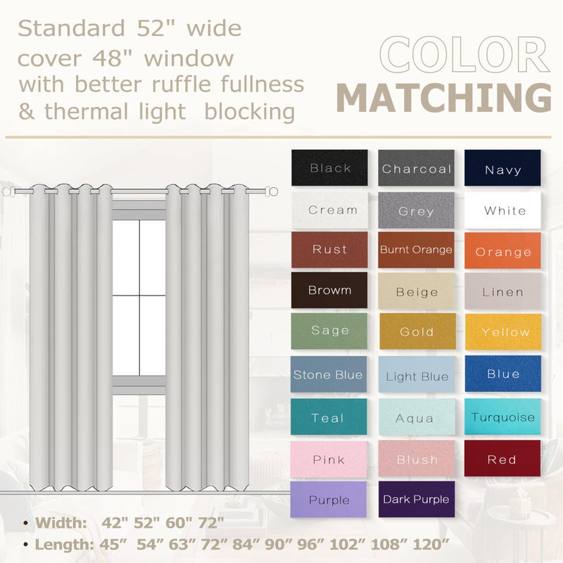 KOUFALL الستائر الفاخرة الأنيقة في Koufall لغرفة المعيشة Gold Gold Room Darkening Blackout Strucs لغرفة النوم الزجاجية المنزلق مجموعة باب من 2 لوحات 102 بوصة - Image 3