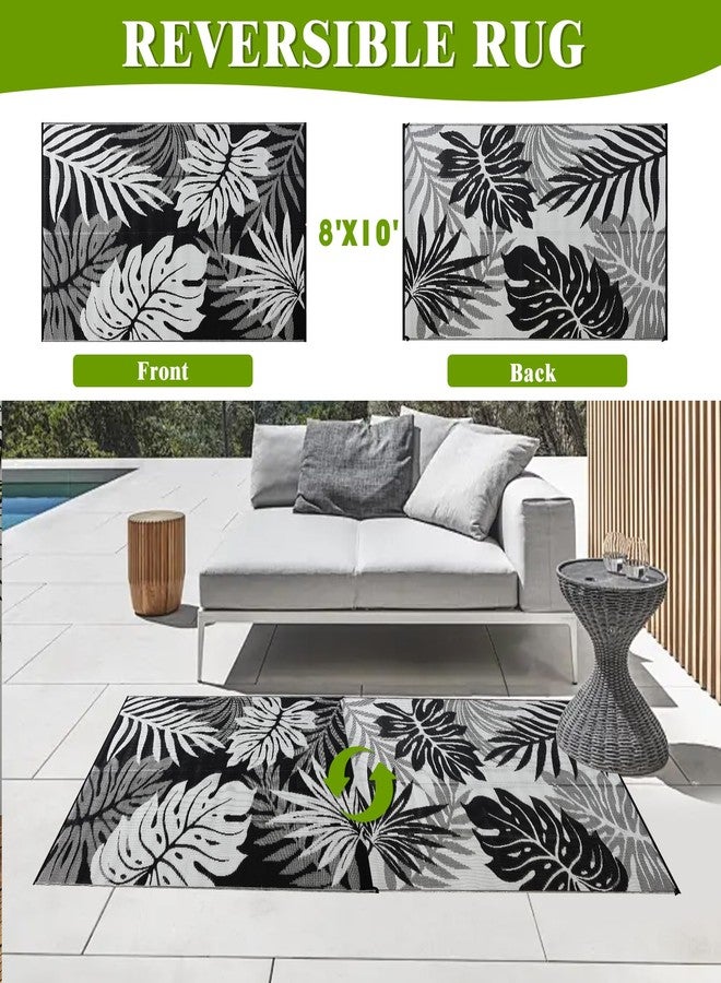 YONILE Outdoor Rug 6x9 ft Waterproof, Reversible Outdoor Plastic Straw Rug for Patios Clearance, Outdoor Area Rug Carpet RV Mat for Camping Backyard Deck Porch - Image 2