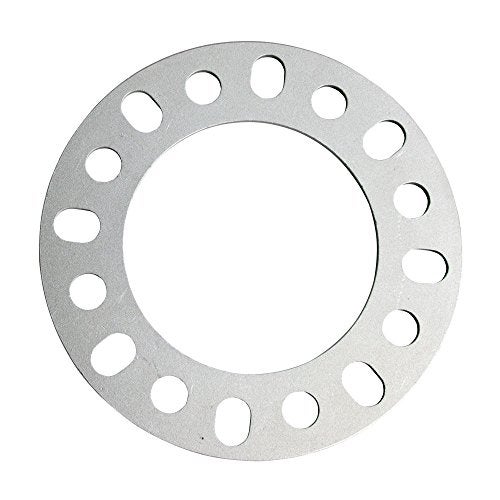 DCVAMOUS 2PC 8x6.5 8x165.1 8x170 8x180 Wheel Spacers 1/4 Inch (6mm) Compatible with Chevy GMC-Ford-Dodge 8 Lug for F250 F350 Super Duty RAM2500/3500 Sierra Silverado Suburban 2500 3500 HD & Most 8Lug - Image 5