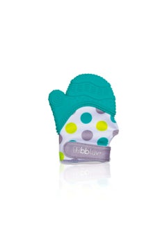 bbluv bblüv Glüv Baby Teething Mitten – Soft Silicone, BPA-Free, Crinkle Sound, Adjustable Strap, Soothing & Safe for Infants 3M+, Washable & Travel Bag Included  - Image 1