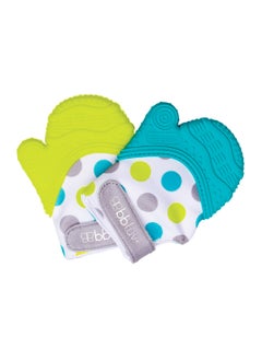 bbluv bblüv Glüv Baby Teething Mitten – Soft Silicone, BPA-Free, Crinkle Sound, Adjustable Strap, Soothing & Safe for Infants 3M+, Washable & Travel Bag Included  - Image 5