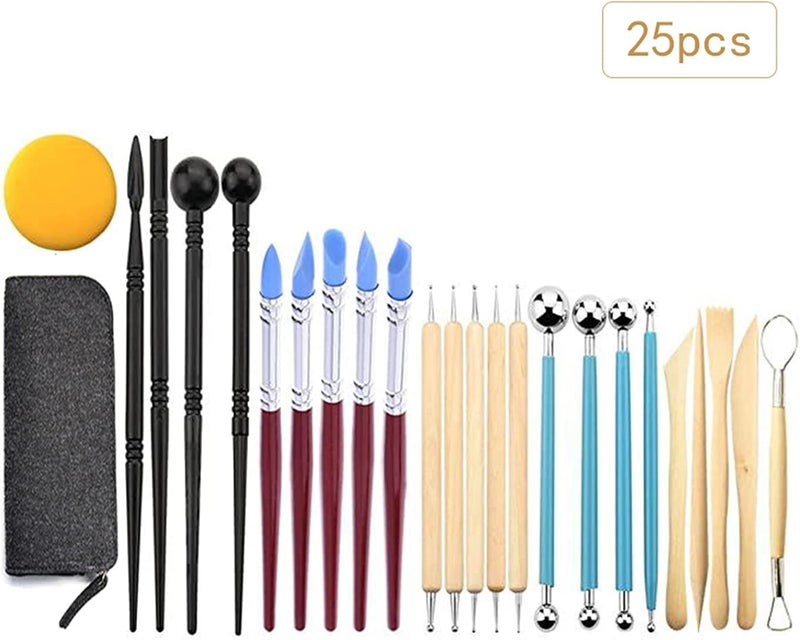 ZJchao Modeling Clay Tools, Pottery Tools Clay for Kids Modeling with for - Image 4