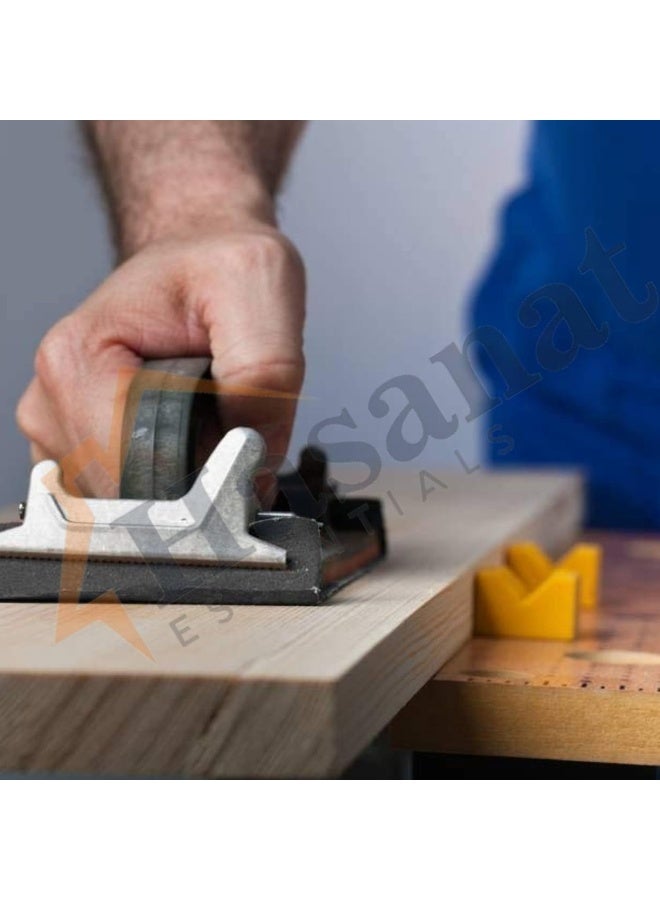 HASANAT ESSENTIALS ورق صنفرة أساسي مقاوم للماء من كربيد السيليكون لأداء الرسم والأعمال الخشبية والسيارات وتصنيع المعادن 10 قطع (GRIT #220) - Image 3