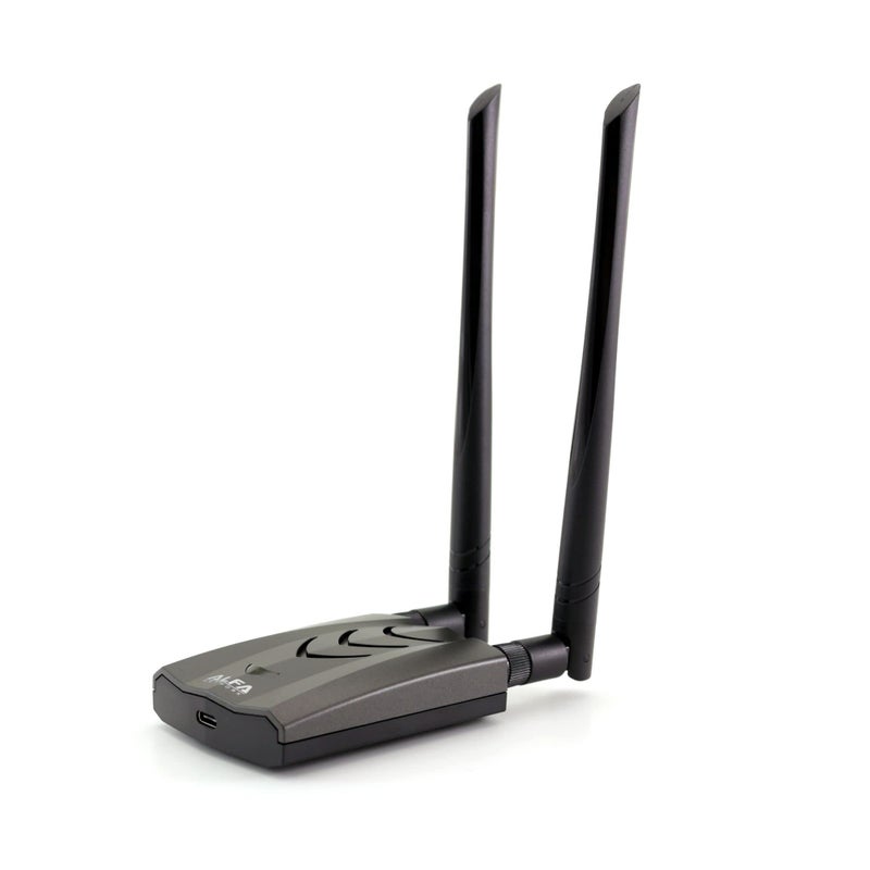 ALFA Network Alfa Long-Range Dual-Band AC1200 Wireless USB 3.0 Type-C Wi-Fi Adapter w/2x 5dBi External Antennas – 2.4GHz 300Mbps/5GHz 867Mbps – 802.11ac & A, B, G, N - Image 4