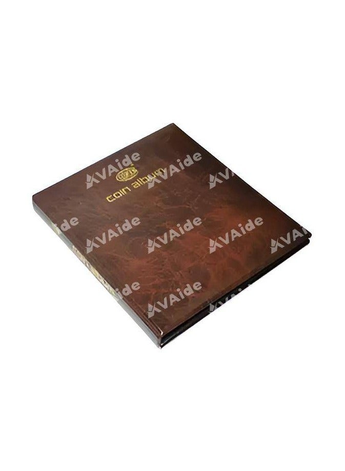 FIS Coin Album 230x270mm, Brown