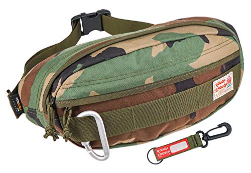 Rough Enough Tactical Fanny Pack for Men Crossbody Waist Bag for Hunting Fishing Hiking Travel Army Green Camo Cordura