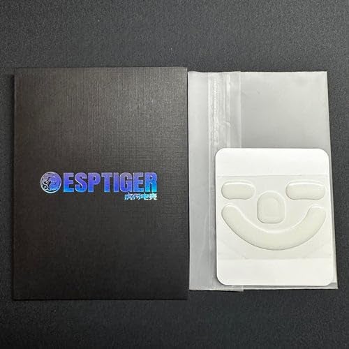 ESPTIGER Gaming Mouse Skates ICE - V2 Skates for DeathAdder V3 Pro Mouse Feet 2.5D Edge Treatment Smooth PTFE Material 3M Adhesive - White - Image 4