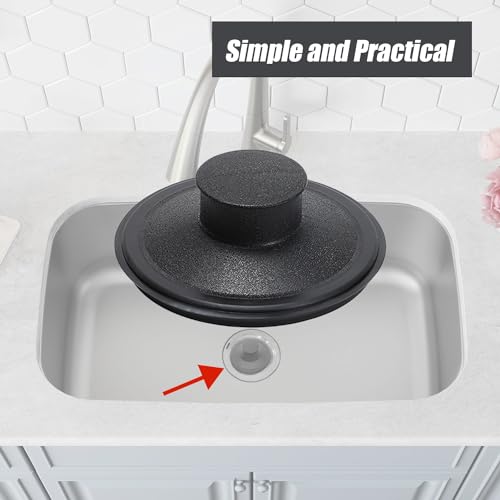 Jayen Sink Stopper Exact Replacement for InSinkErator STP-PL/STPPL for Kitchen Drain Stopper and Garbage Disposal Plug, Compatible with Standard 3-1/2" Drains from Kohler, Waste King, Whirlpool, and More - Image 5