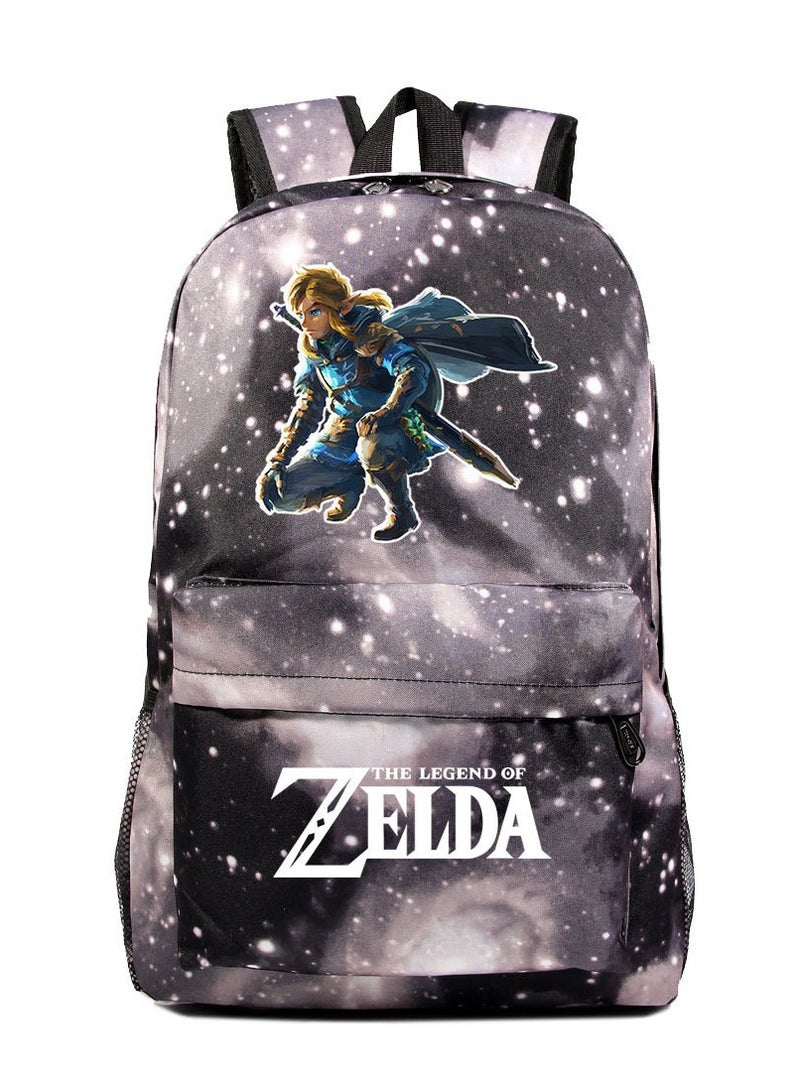 ZELDA Printed Youth Casual Backpack