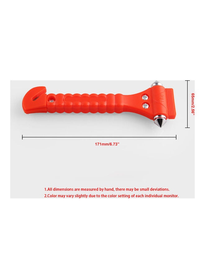 2-Piece Car Safety Emergency Hammer Window Glass Breaker - Image 5