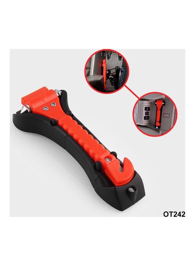 2-Piece Car Safety Emergency Hammer Window Glass Breaker - Image 1