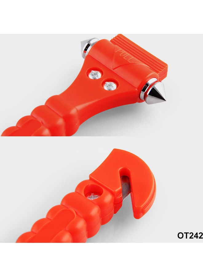 2-Piece Car Safety Emergency Hammer Window Glass Breaker - Image 3