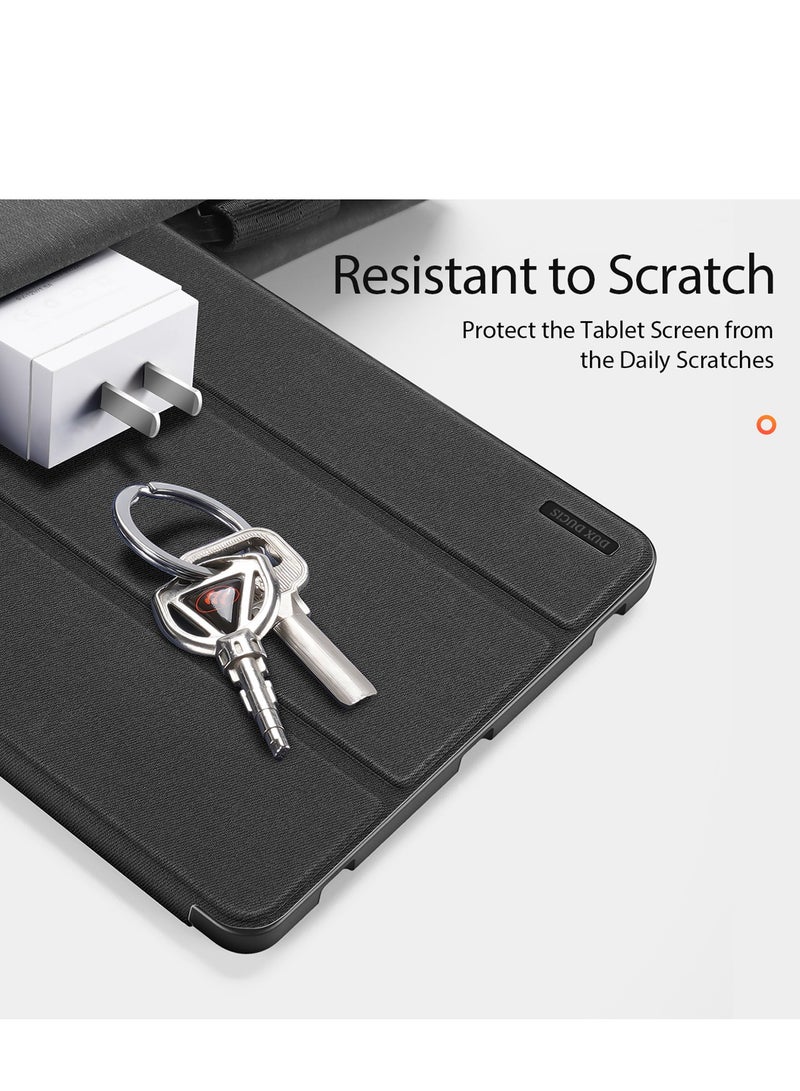 DUX DUCIS Samsung Tab S9 FE Plus(X610/X616B) Case Trifold Leather Flip Smart Tablet Sleeve With Pencil Holder Cover Auto Sleep Wake - Image 4