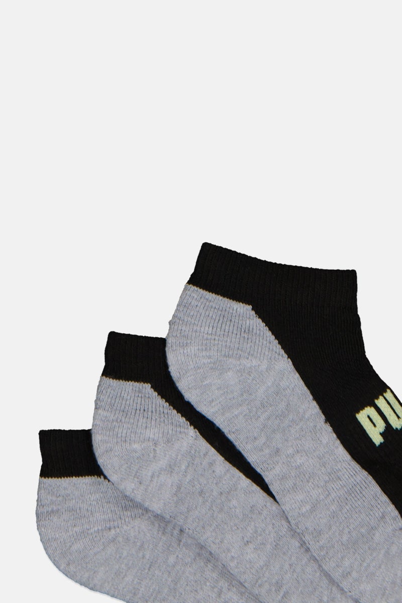 PUMA Toddlers Girl 6 Pairs Brand Logo Low Cut Socks, Multicolor - Image 2