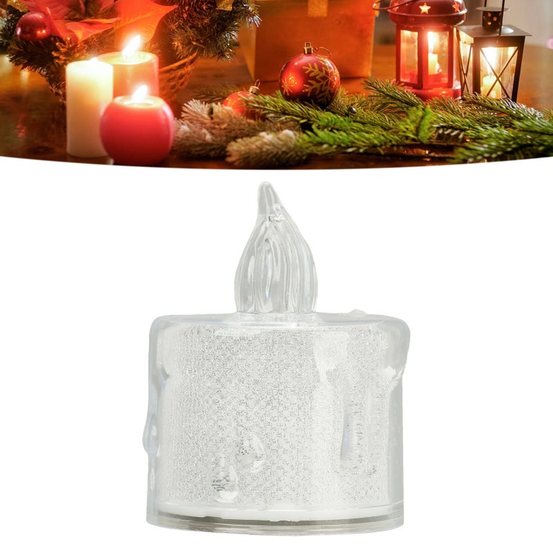 24pcs Flameless LED Tea Light Simulation Flame Romantic Ambiance Battery Powered Tea Lights Fake Tealight Candles - Image 5