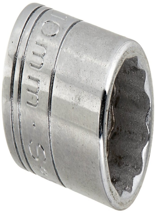 اس كي كي SK Tools USA محرك 1/4 بوصة، 10 مم، 12 نقطة، مقبس كروم قياسي | 43709 - Image 1