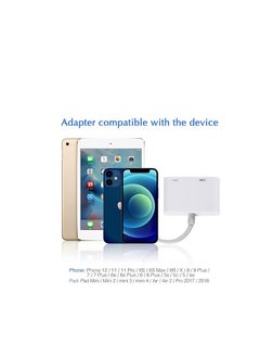 ماركة غير محددة محول لايتنينج HDMI ، وصلة معتمدة ابل، ايه في رقمي 1080P لمزامة الفيديو والصوت لهاتف ايفون 14/13/12/ 11/ SE /8 /7 /XR/X/8/7/XS  - Image 2