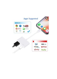 ماركة غير محددة محول لايتنينج HDMI ، وصلة معتمدة ابل، ايه في رقمي 1080P لمزامة الفيديو والصوت لهاتف ايفون 14/13/12/ 11/ SE /8 /7 /XR/X/8/7/XS  - Image 3