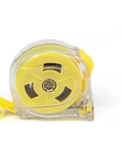 ISC ISC Multifunction Yellow Case 3 Meter Mini Pocket Tape Ruler Measure Accuracy Steel Measuring Tape Transparent Yellow ABS Case 3 m  - Image 2