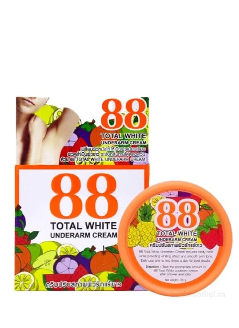 88 Total White BEAUTY AMBITION 888 Total White Underarm Cream Made in Thailand  - Image 1
