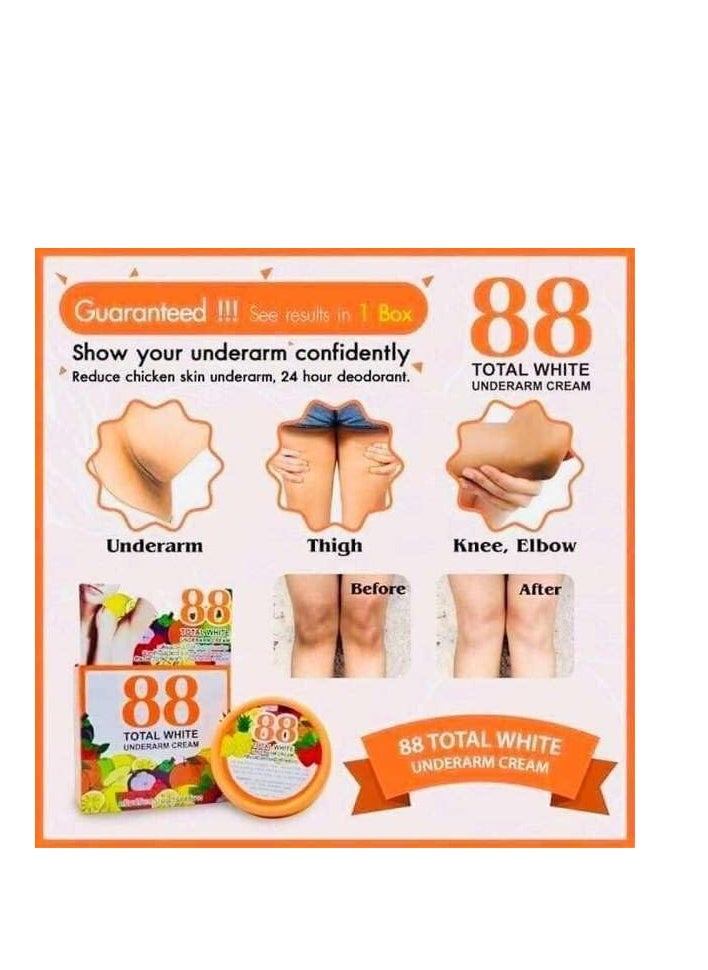 88 Total White BEAUTY AMBITION 888 Total White Underarm Cream Made in Thailand  - Image 3