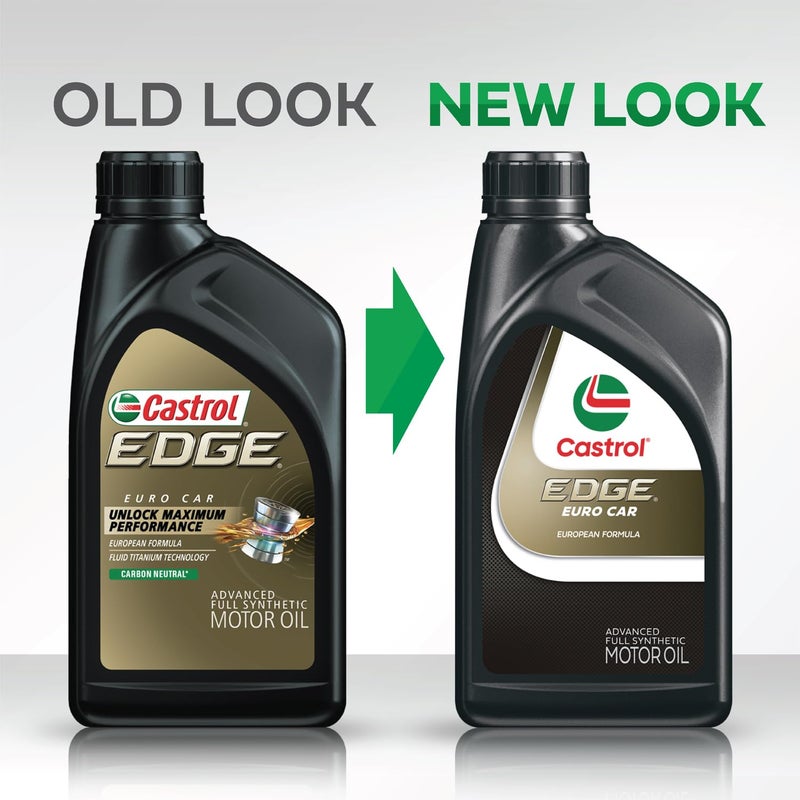 Castrol EDGE Euro 5W-30 K Advanced Full Synthetic Motor Oil, 1 Quart, Pack of 6 - Image 2