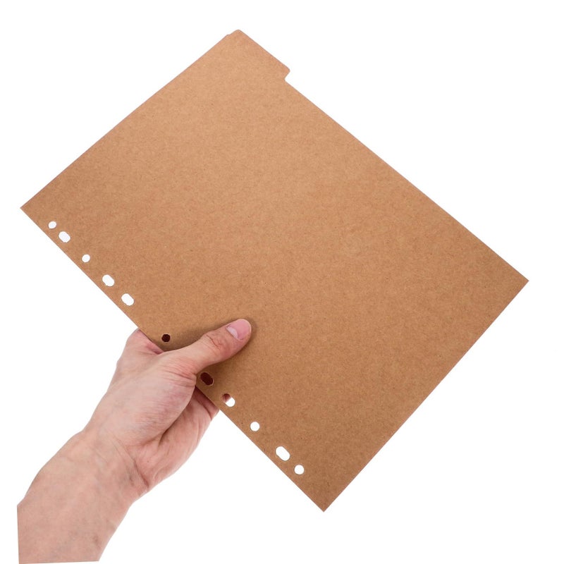 Durable 6 Color Binder Dividers with Index Tabs for Notebooks Planners School Office Use - Image 4